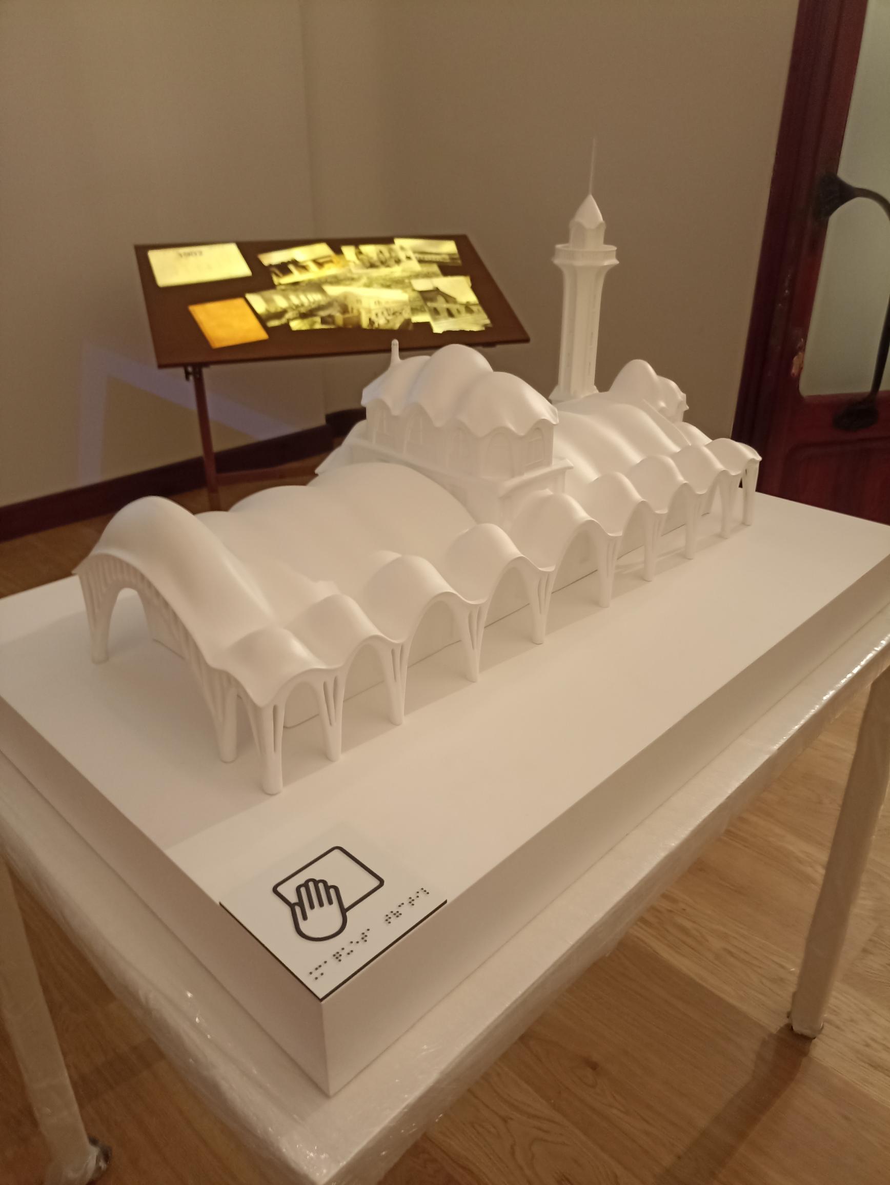 Maqueta tàctil de la Masia Freixa