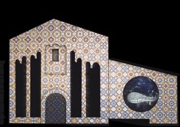 Imatge videomapatge de la Seu d'Ègara