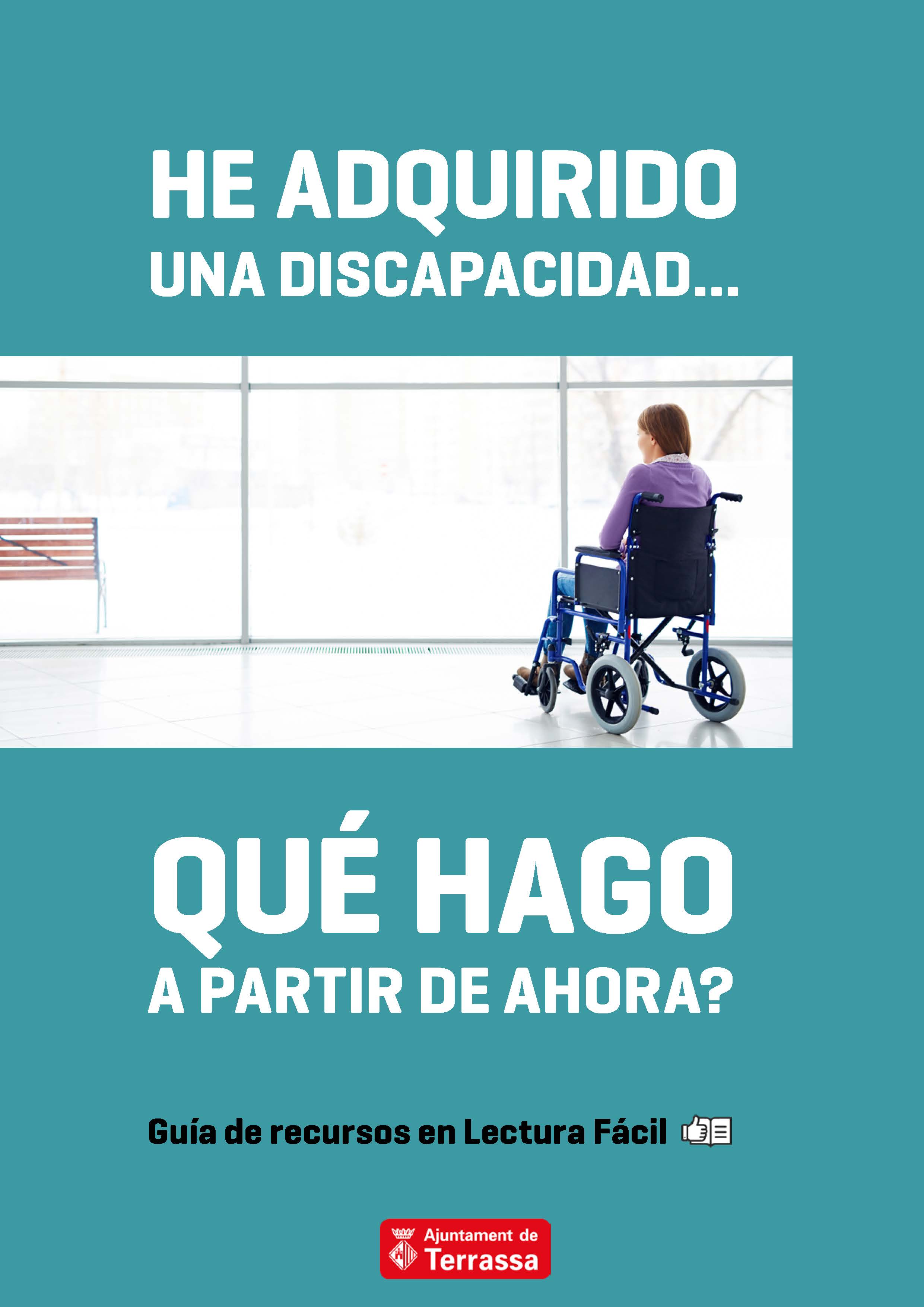 Portada de la Guía de recursos en lectura fácil para personas que han adquirido una discapacidad