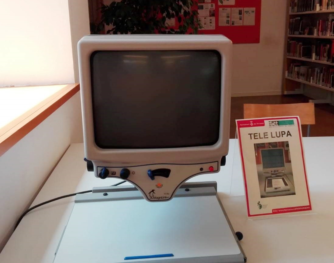 Tele lupa de la biblioteca central