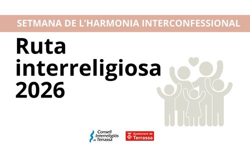 cartel de la ruta interreligiosa