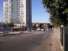 Carretera de Montcada, a l'altura de les Torres del segle XXI
