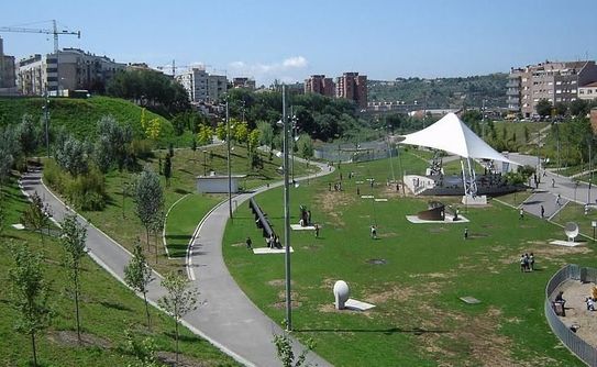 Zona sud del parc de Vallparadís