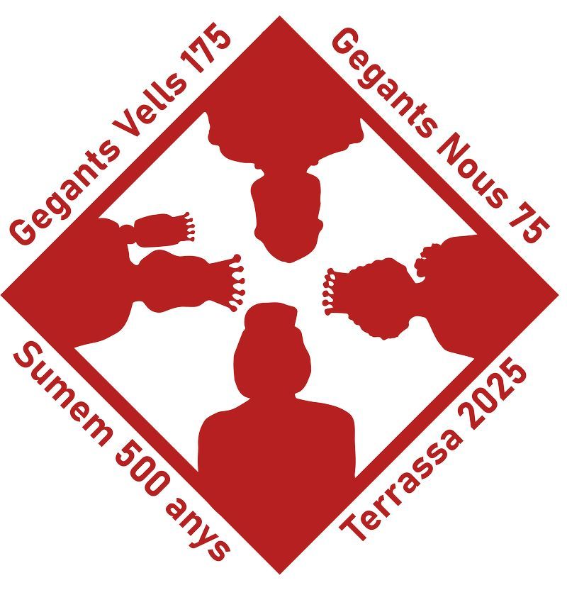 Logo de l'aniversaris Gegants Vells i Nous