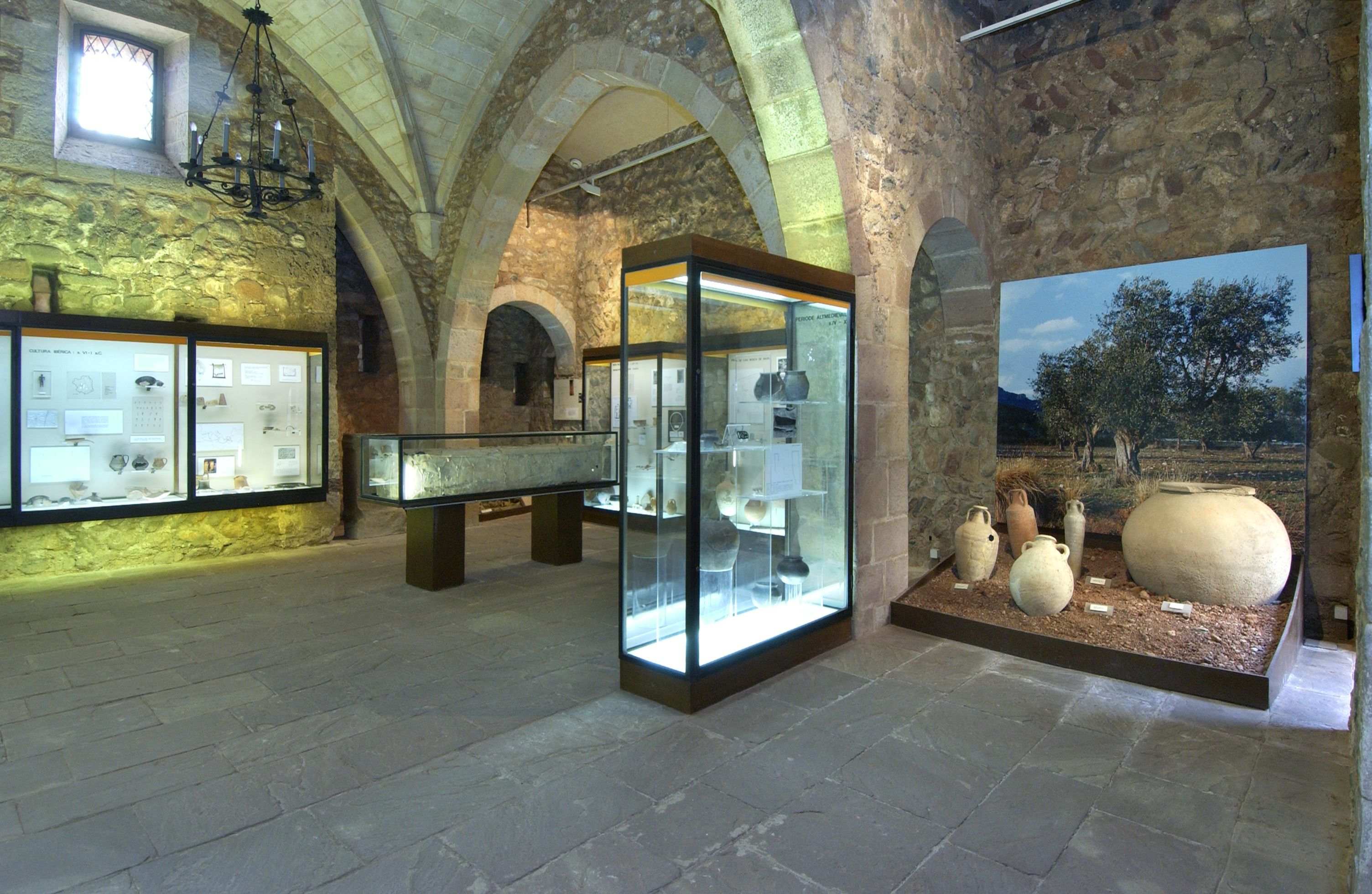 Sala d'arqueologia del Castell Cartoixa de Vallparadís