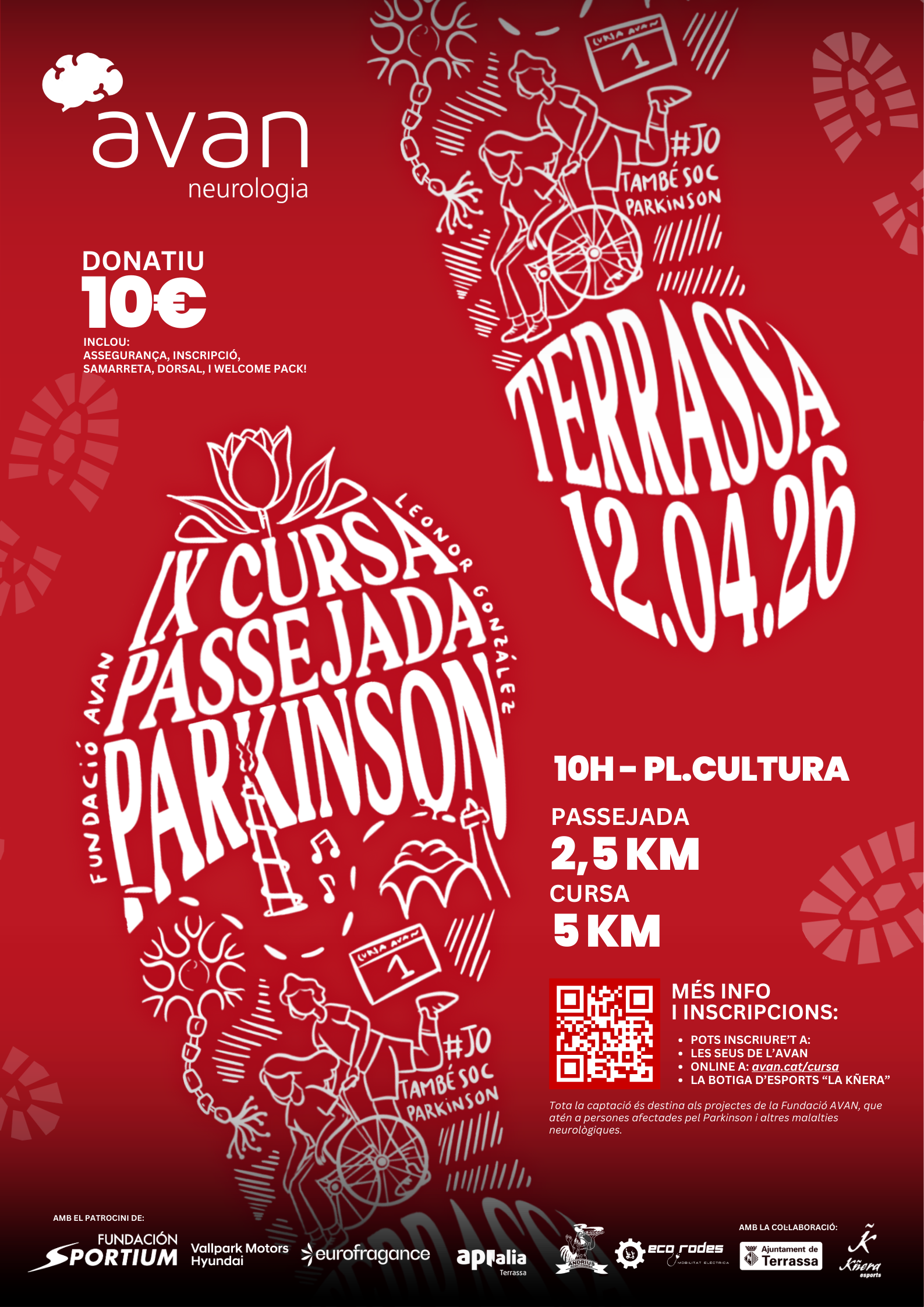 Cartell on s'anuncia la carrera