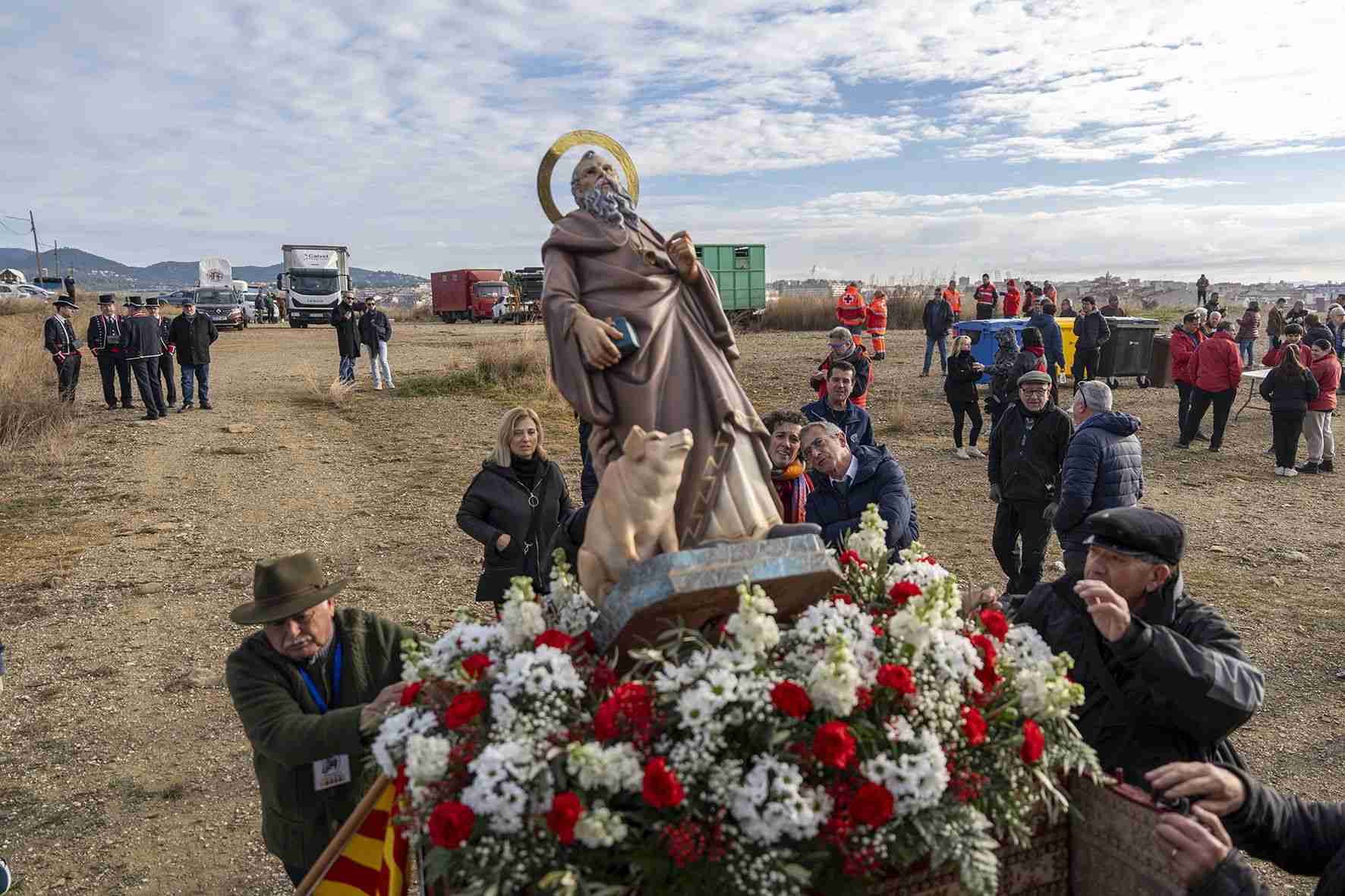 Carruaje con Sant Antoni Abat 2025